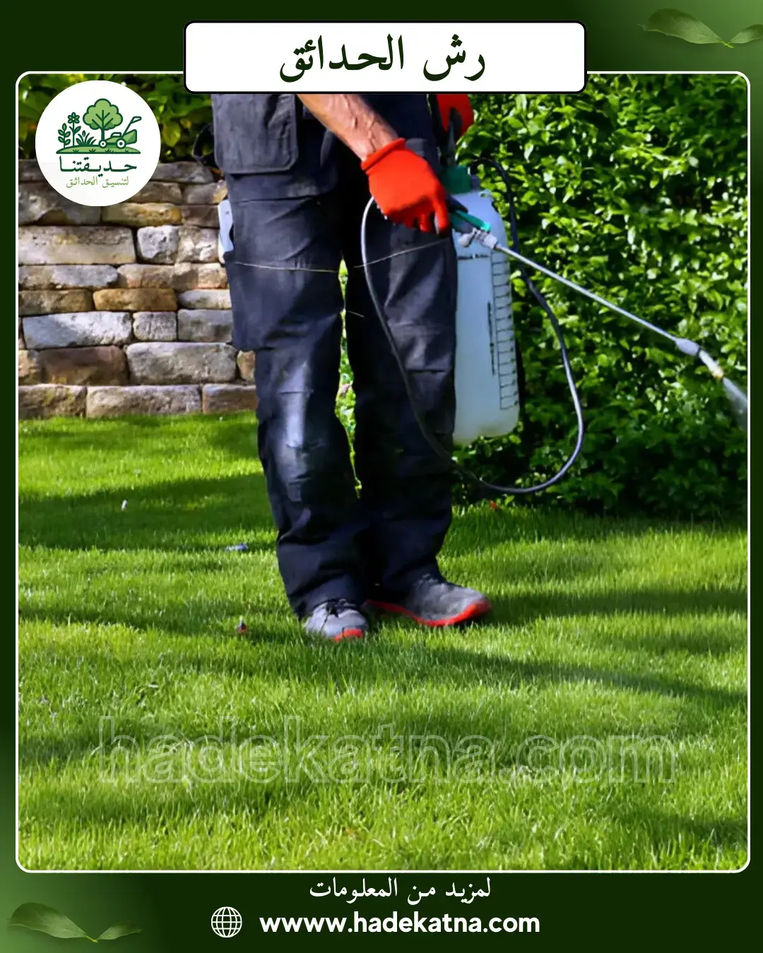 رش الحدائق للتخلص من الحشرات بالكويت